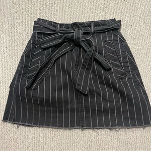 BDG Black Jean Stripes Skirt Urban Outfitters Worn Twice Good Condition Small